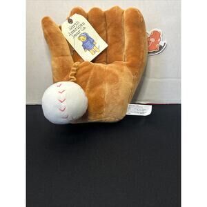 North American Bear Co Baseball Glove Plush Musical Take Me Out to the Ballgame